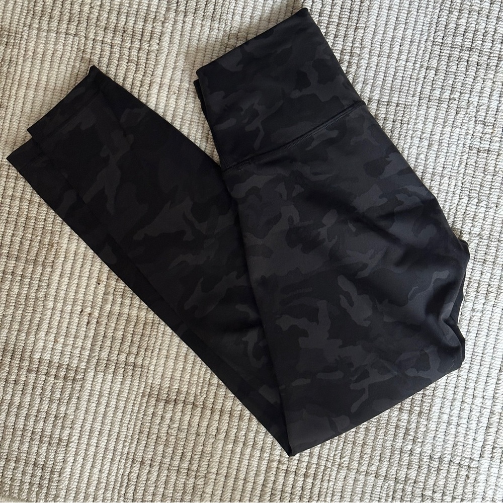 lululemon athletica wunder train Black Camo Leggings